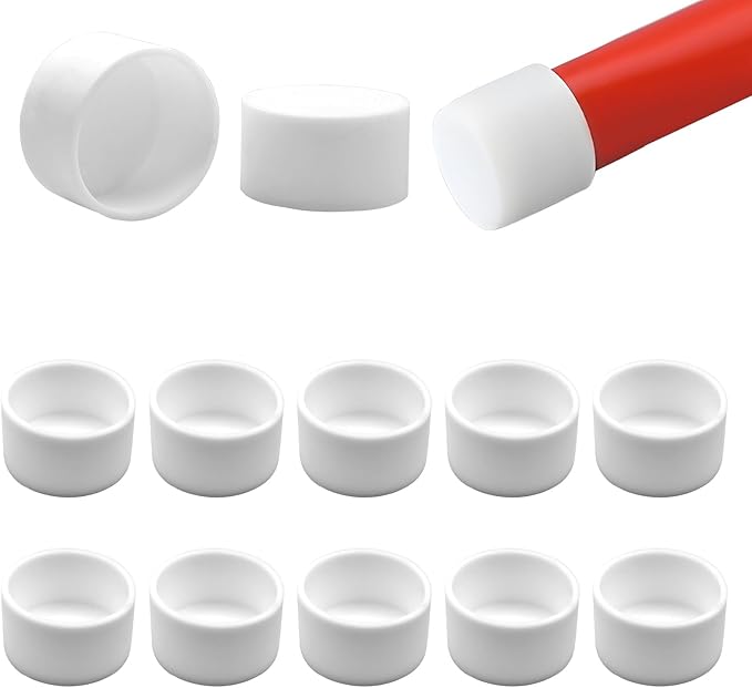 1-1/2" Silicone Chair Leg Floor Protectors, Rubber Chair Leg Caps, Non-Slip by EASYEAH