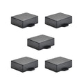 Fielect 5Pcs Project Box ABS Plastic Junction Box Electrical Project Case by Fielect