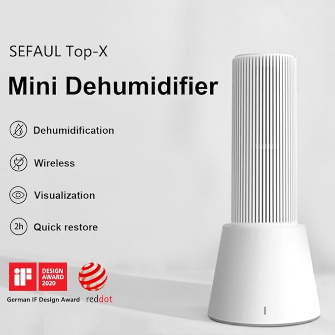 Reusable Cordless Gun Safe Mini Dehumidifier, Rechargeable - Image 3