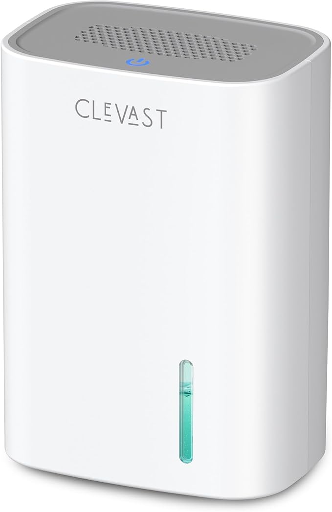CLEVAST Small Dehumidifier for Home, 30oz Mini Air Dehumidifier for Bathroom & by CLEVAST