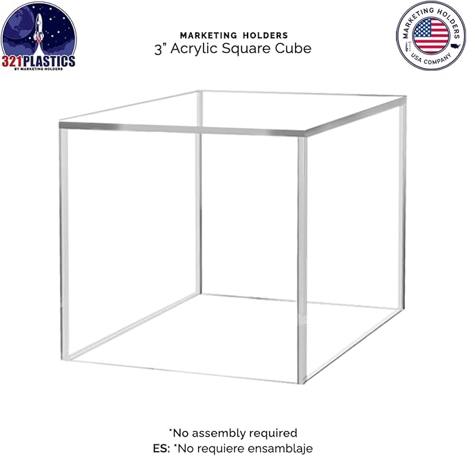 3 Inch Acrylic Display Riser Box - Image 6