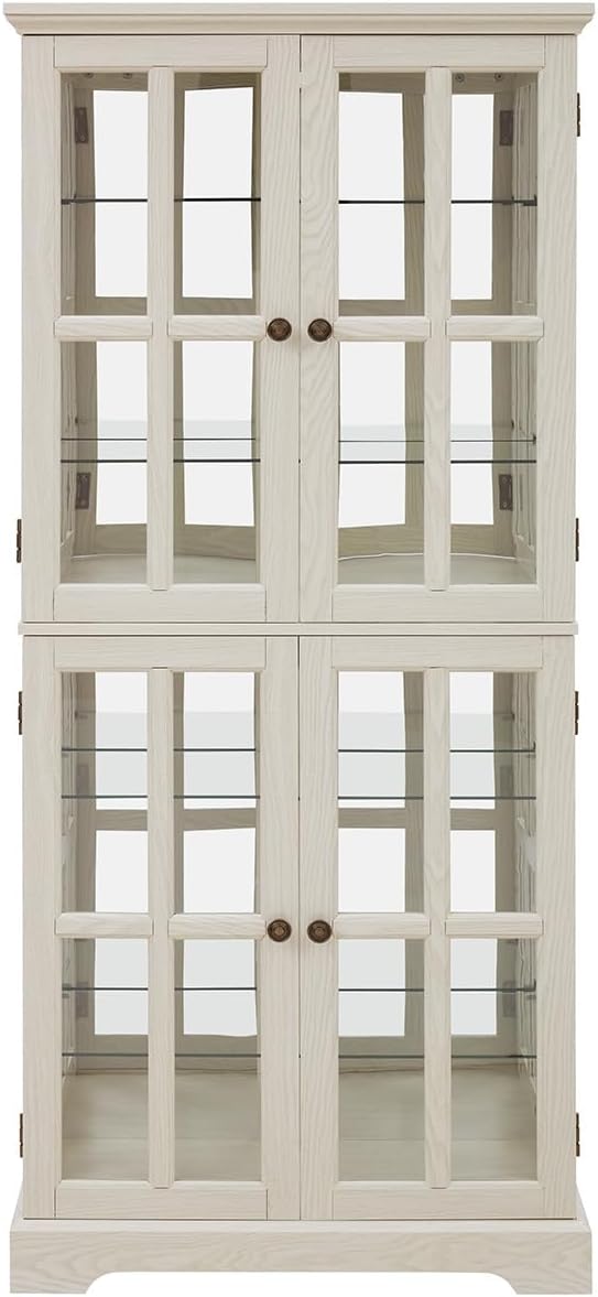 Lighted Glass Curio Cabinet - Image 8