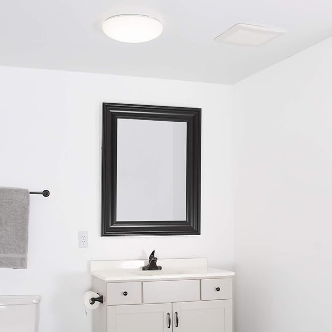Amazon Basics AB-BV100 Bathroom Exhaust Fan, 110 CFM, 1.0 Sone, Ultra Quiet - Image 6