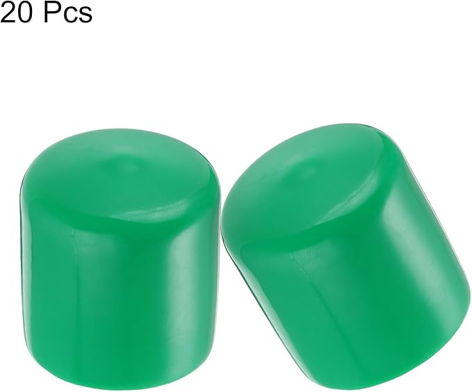 uxcell 20pcs Rubber End Caps 37mm ID Vinyl PVC Round Tube Bolt Cap Cover Screw - Image 2