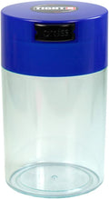 Tightvac - 1 oz to 6 ounce Vacuum Sealed Storage Container - Dark Blue Cap & by Tightpac+America+Inc.