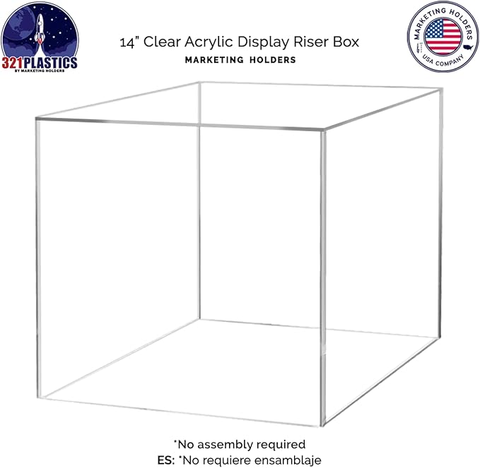 14 Inch Acrylic Display Riser Box - Image 7