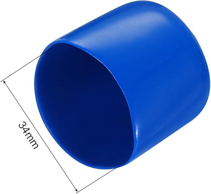 uxcell 20pcs Rubber End Caps 34mm ID Vinyl PVC Round Tube Bolt Cap Cover Screw - Image 3