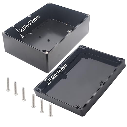 Watertight Junction Box, IP67 Waterproof Project Box Durable ABS Plastic - Image 4