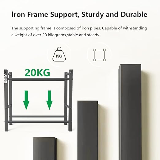Lutyr Skouphy 3D Printer Filament Storage Rack, 2 Tier Filament Spool Holders - Image 3