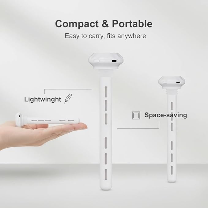 White Portable Mini Humidifier, Water bottle USB Cool Mist Small Humidifier - Image 4