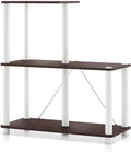 Homes: Inside + Out Apexa Modern 3-Cube Ladder Shelving Units, Collectibles by HOMESInsideOut
