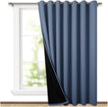 NICETOWN Total Shade Patio Door Curtain, Heavy-Duty Full Light Shading Sliding by NICETOWN