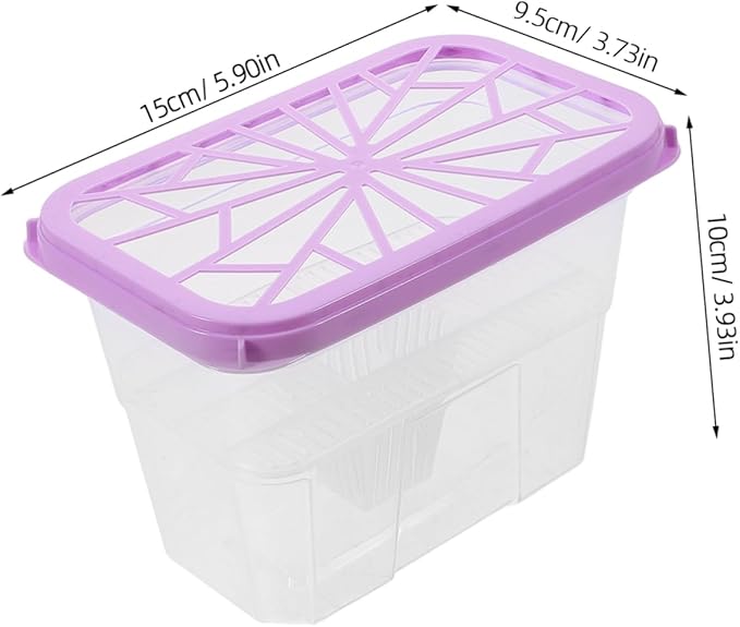 Unomor 4pcs Empty Moisture Absorber Holder Boxes Reusable Plastic Case - Image 2