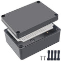 Junction Box, IP67 Waterproof ABS Black Project Box by Otdorpatio