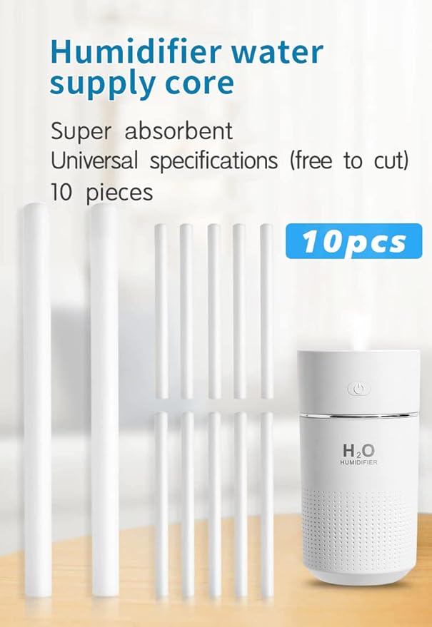 10 Pieces Humidifier Sticks Cotton Filter Refill Sticks Filter Replacement - Image 2