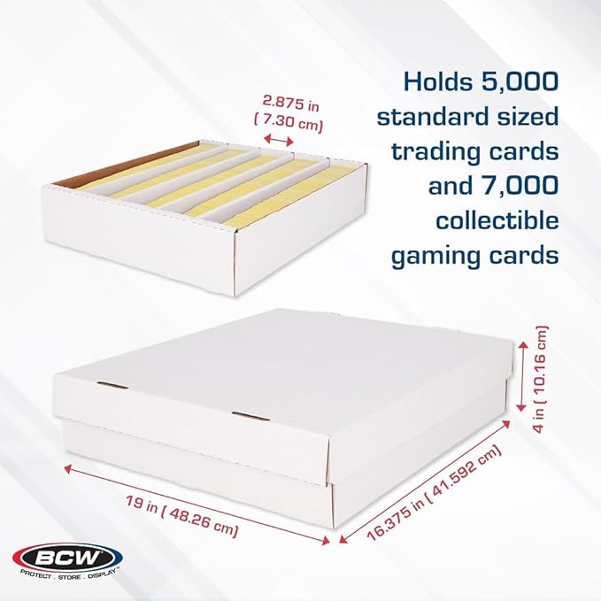 BCW Super Monster 5 Row Trading Card Storage Box - Image 3