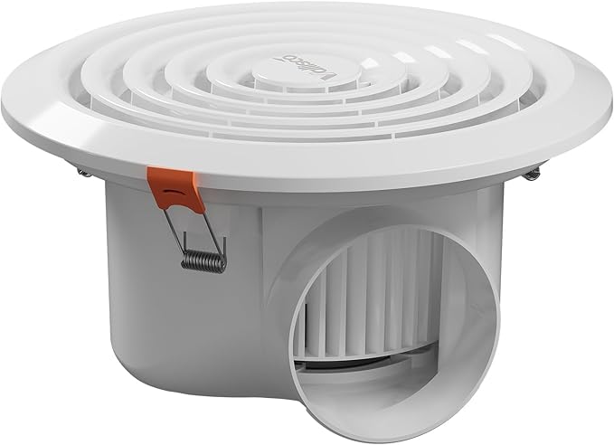 Bathroom Exhaust Fan 8", 1.0 Sones Ideal Ventilation by VallisCo