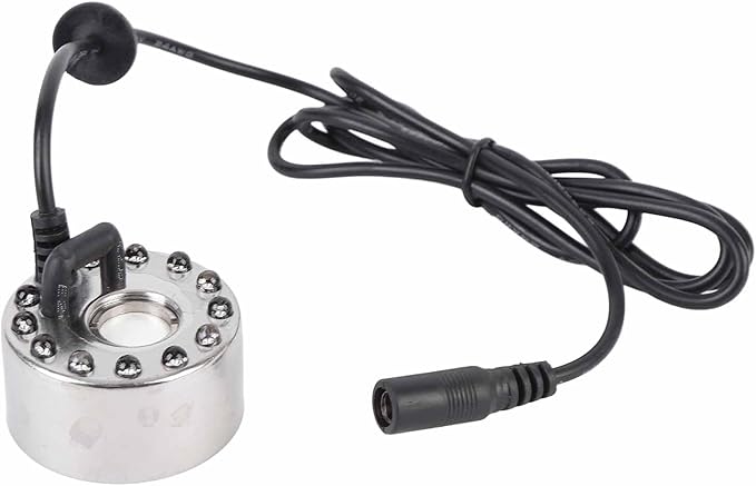 Mist Maker Fogger Zinc Alloy 12 LED Atomizer Humidifier - Image 3