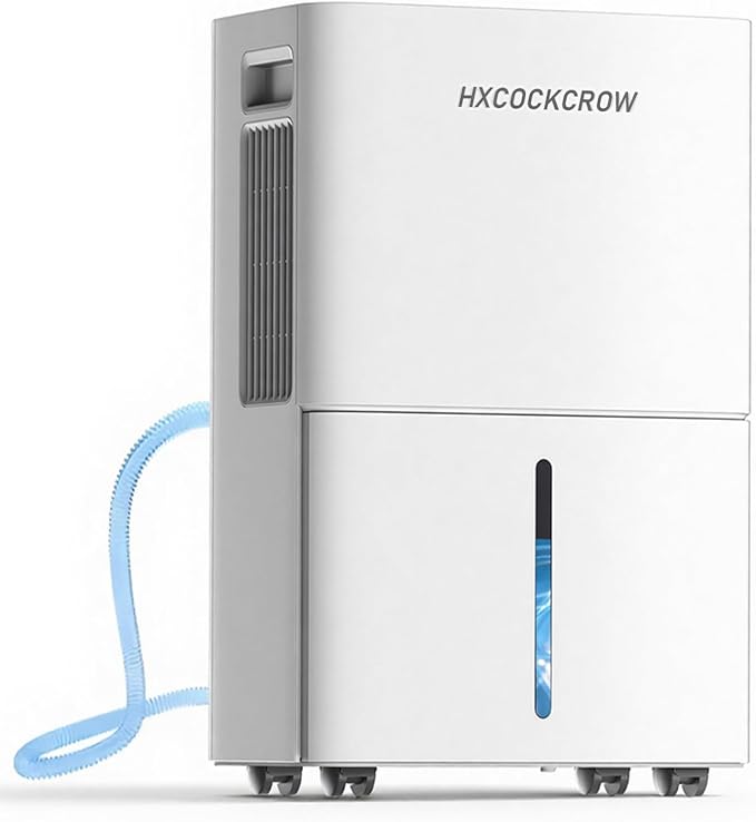 Dehumidifier for Basement Home 1200 Sq. ft, 17 Pints Dehumidifiers by HXCOCKCROW