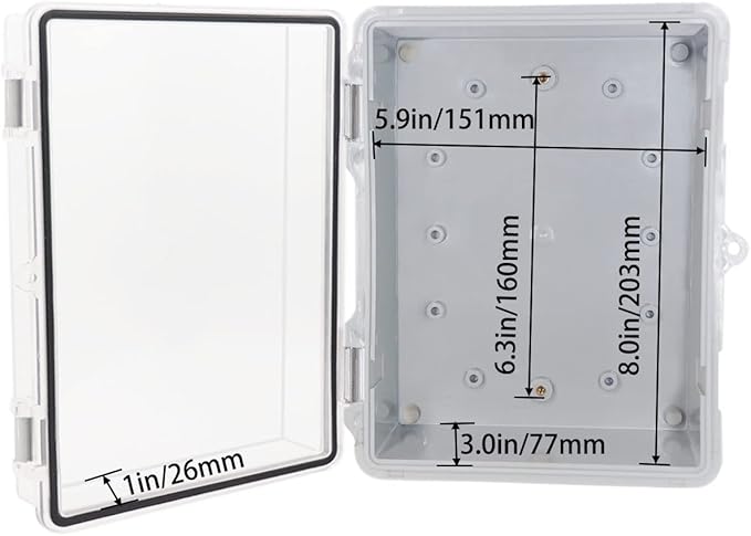 Waterproof Outdoor Electrical Box Junction Box Weatherproof IP67 ABS Plastic - Image 4