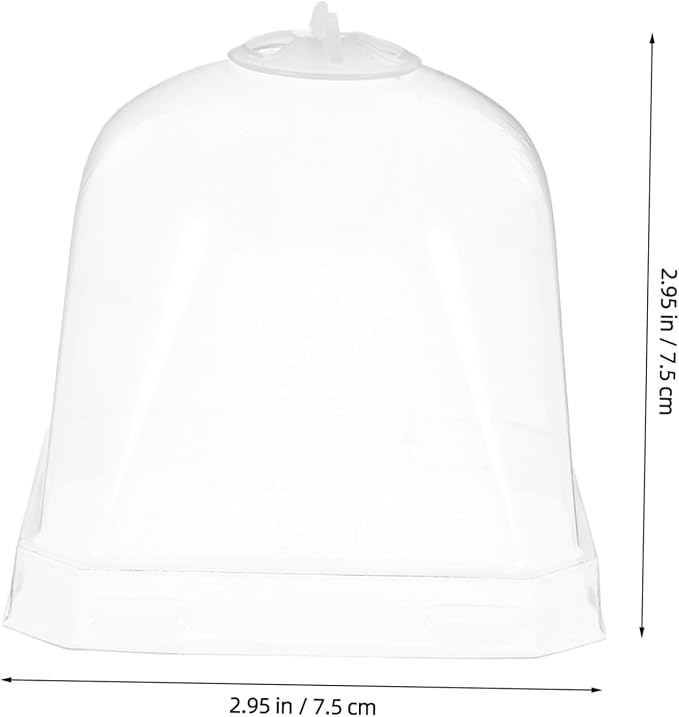 Mipcase 10pcs Plastic Cloche Dome - Image 2
