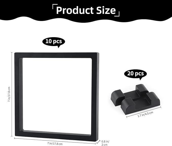 10 Pcs Floating Frame Case - Image 2