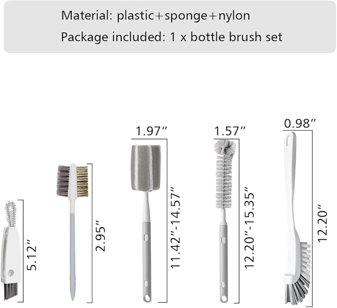 WAYUTO Portable Bottle Brush Set - Image 6