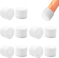 10 Pcs 1" Round Chair Leg Tips Caps, Silicone Rubber Furniture Leg Floor by BOPOREAE