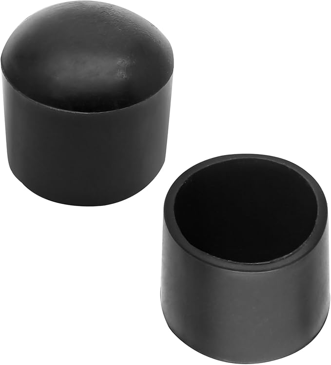 20 Pcs Round Rubber Furniture Leg Caps, 5/8" Vinyl Flexible Chair Leg Floor - Image 3