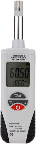 Lancoon Digital Psychrometer, Mini Portable Thermo-Hygrometer Temperature by Lancoon