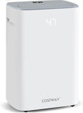 COSTWAY 52 Pint Dehumidifier for Basement, 3.3 FT Drain Hose, Clothes Drying by COSTWAY