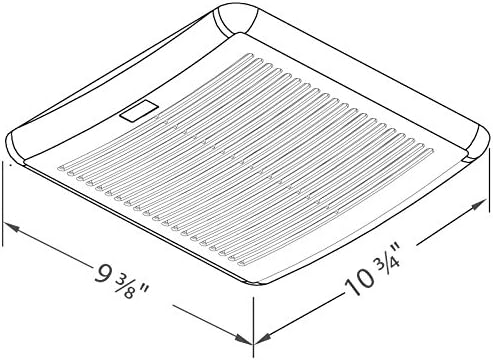 DELTA ELECTRONICS LTD. BreezSlim SLM50 50 CFM Exhaust Bath Fan - Image 5