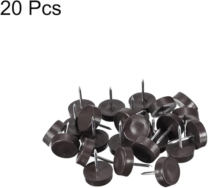 uxcell Furniture Feet Nail Plastic Glide Nails Chair Table Leg Protector Pads - Image 3