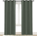 NICETOWN Curtain Blackout Drape Panel, Single Panel, 34 x 84 inch, Dark Mallard by NICETOWN