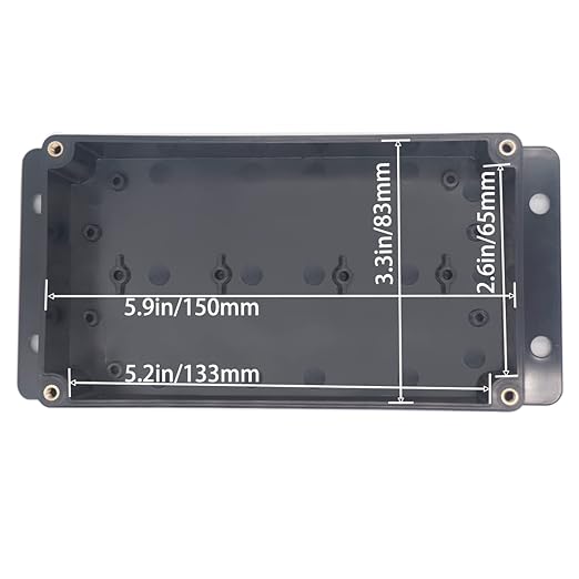 Watertight Junction Box, IP67 Waterproof Project Box Durable ABS Plastic - Image 5