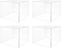 4 Pack 12" x 12" x 9" Clear Acrylic Display Box by MarketingHolders