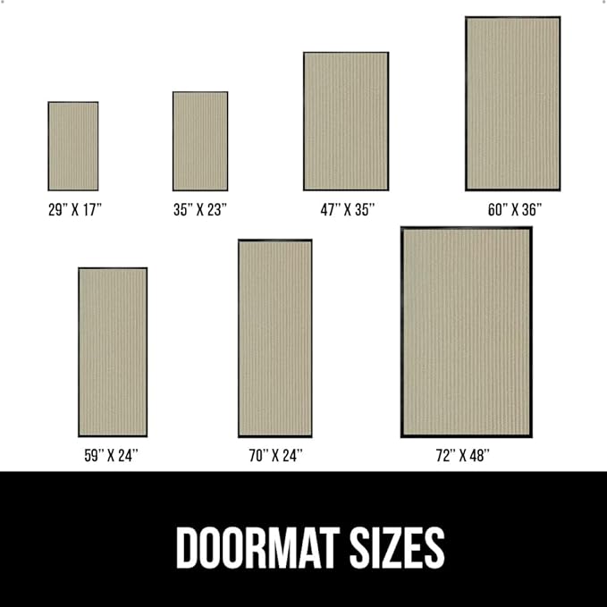 GORILLA GRIP Waterproof Traffic Guard Door Mat, Heavy Duty Entryway Mats - Image 6
