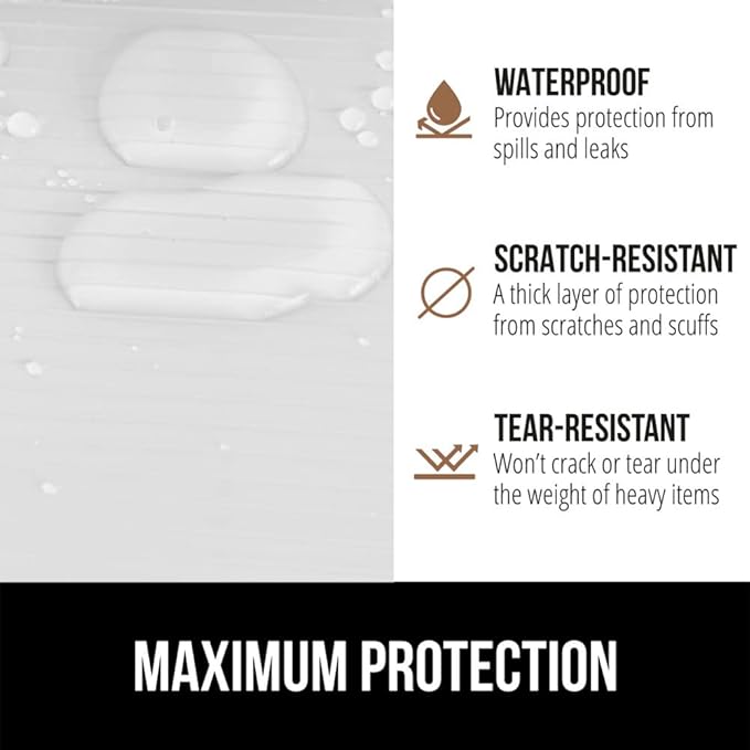 GORILLA GRIP DuraGuard Shelf Liner, 20x30 Non-Adhesive Cabinet Liners - Image 4