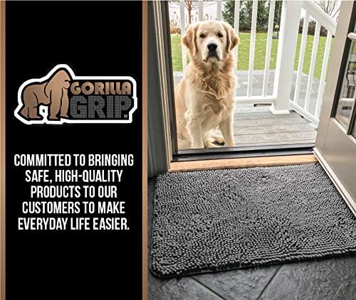 GORILLA GRIP SOAKSTOPPER Dog Door Mat, 36x24 Machine Washable Rug Absorbent - Image 8