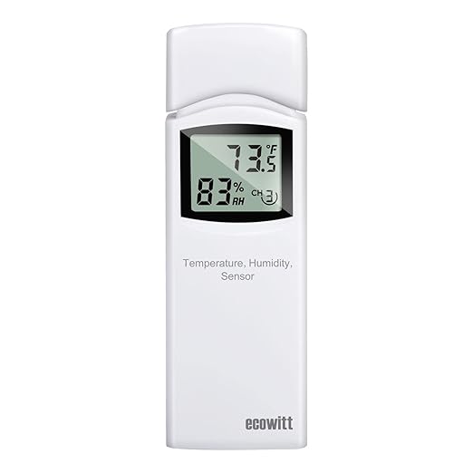 ECOWITT WN1821 Weather Station Kit, Includes WN1821 Indoor CO2 Detector Display - Image 4