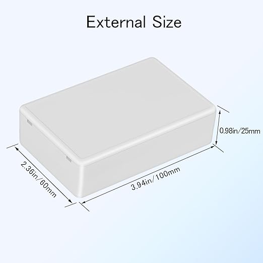 Project Box 8 Pieces Electrical Box Small Junction Box ABS Plastic Enclosure - Image 3