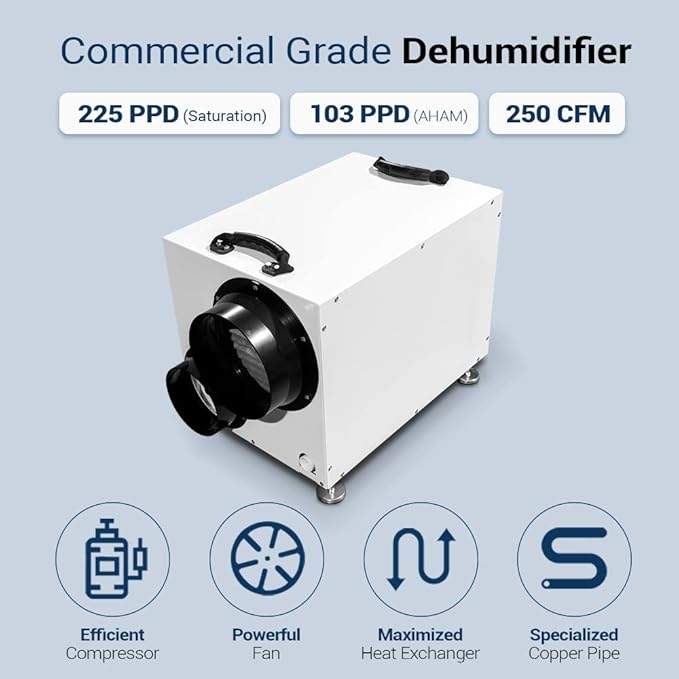 HD103 225 pints Crawlspace Dehumidifiers - Image 8