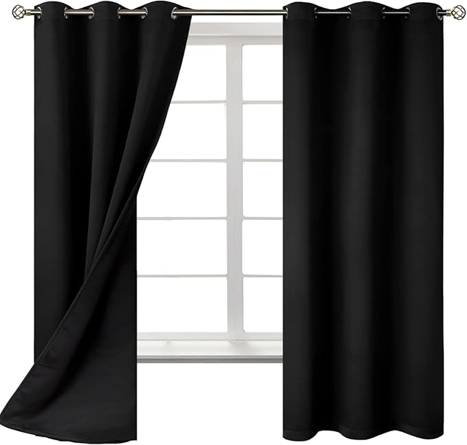 BGment Black Blackout Curtains for Bedroom - Image 8