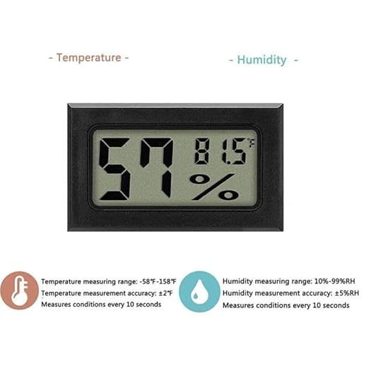 Mini Digital Thermometer, Humidity Meter, Hygrometer, and Hydrometer: Digital - Image 4