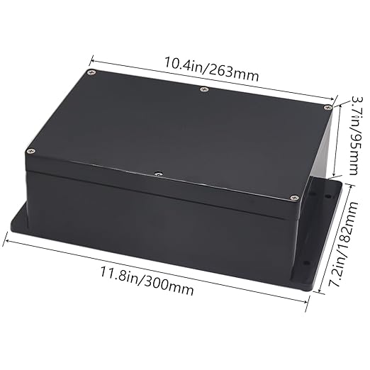 Zulkit Junction Box ABS Plastic Dustproof Waterproof IP65 Universal Electrical - Image 2