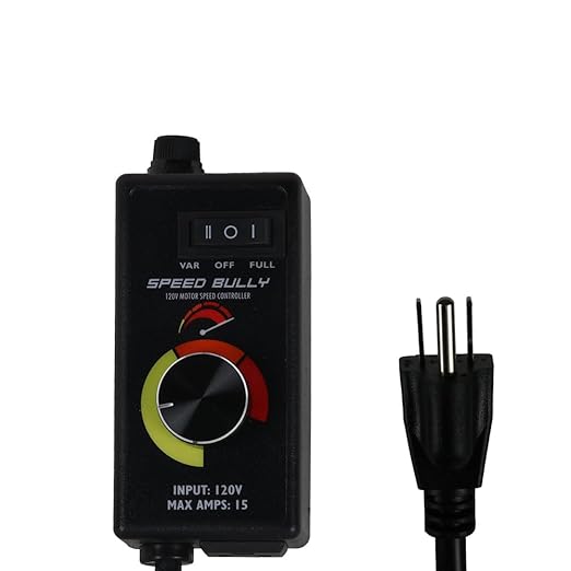 Speed Bully Motor Fan Speed Controller 120V, Variable Speed Controller by DL+Wholesale