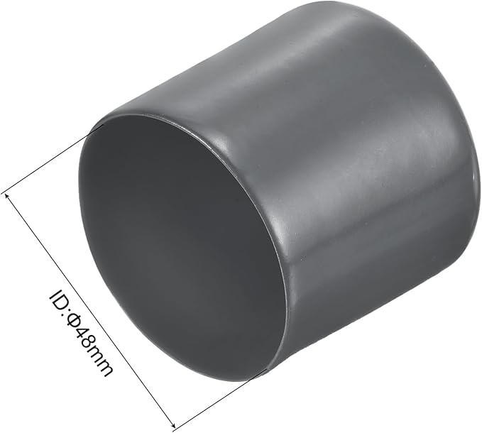 uxcell 20pcs Rubber End Caps 48mm ID Vinyl Round Tube Bolt Cap Cover Thread - Image 3