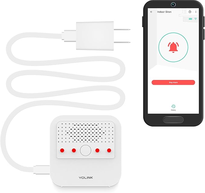 Smart Siren Alarm, Wireless Home Security Alarm by YoLink
