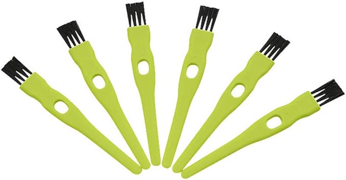 vipolish 20 Pcs 11CM/4.33 Inch Green Plastic Handle Mini Dust Removal Brush by Unknown