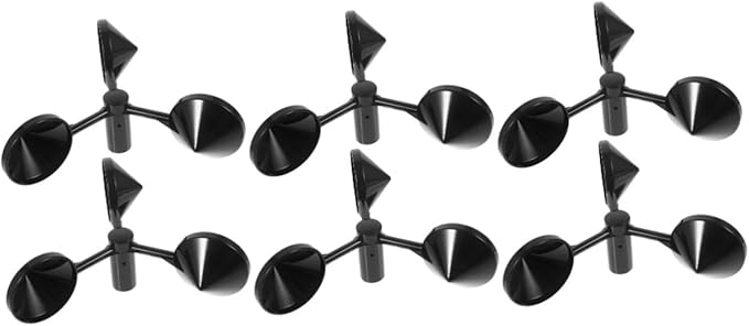 Sosoport 6pcs Wind Speed Monitoring Sensor Anemometer Cup by Sosoport